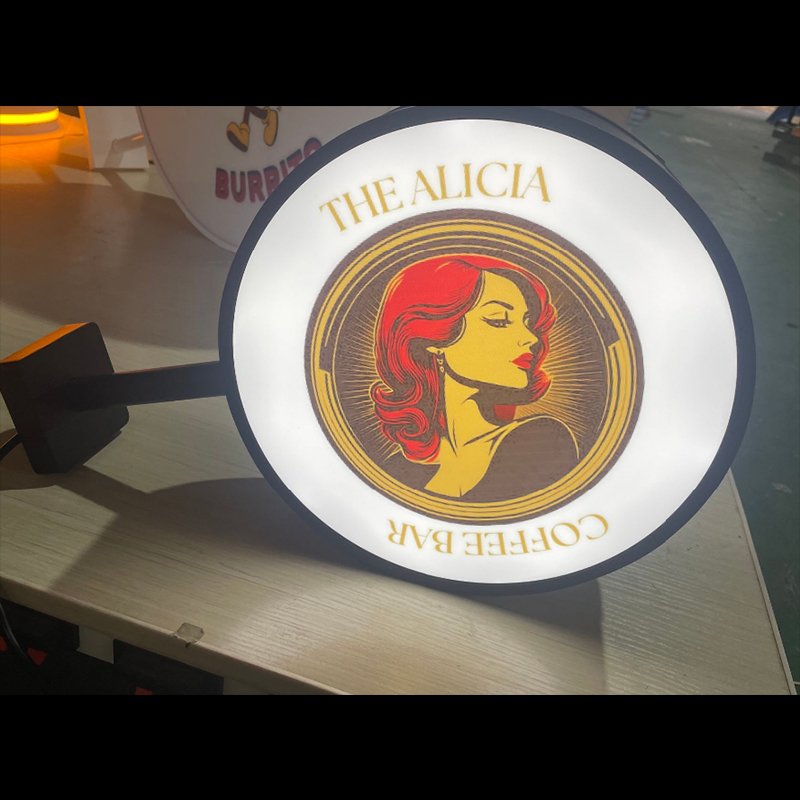 advertising light box sign