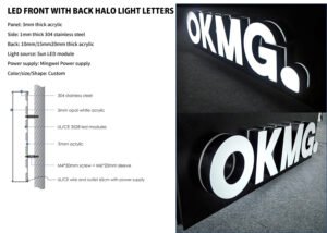 outdoor channel letter