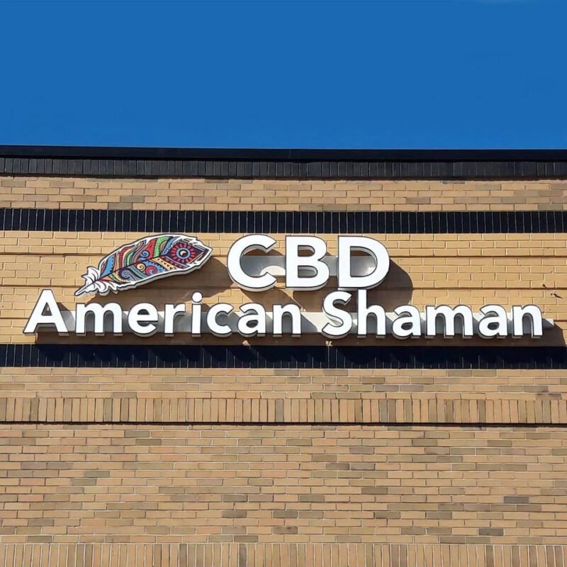 Outdoor Frontage Sign Illuminated LED Letter Custom Design Signage