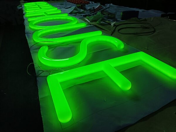 Neon Sign LED Logo with Personalized Business Name for Advertising