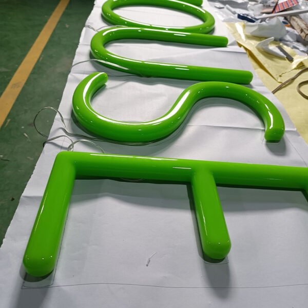 Neon Sign LED Logo with Personalized Business Name for Advertising