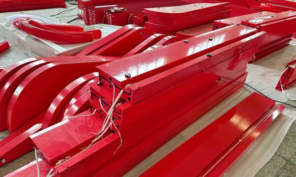 Pylon sign free standing price display for gas station