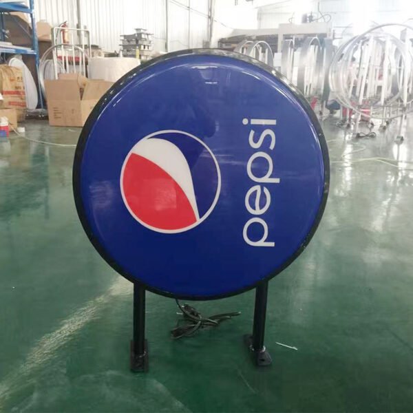Waterproof Double Sided Acrylic Sign LED Light Projection Light Boxes ...