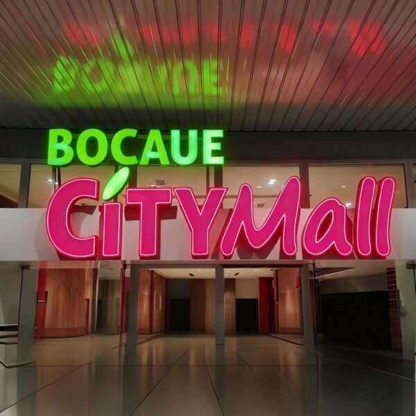 signage outdoor illuminated