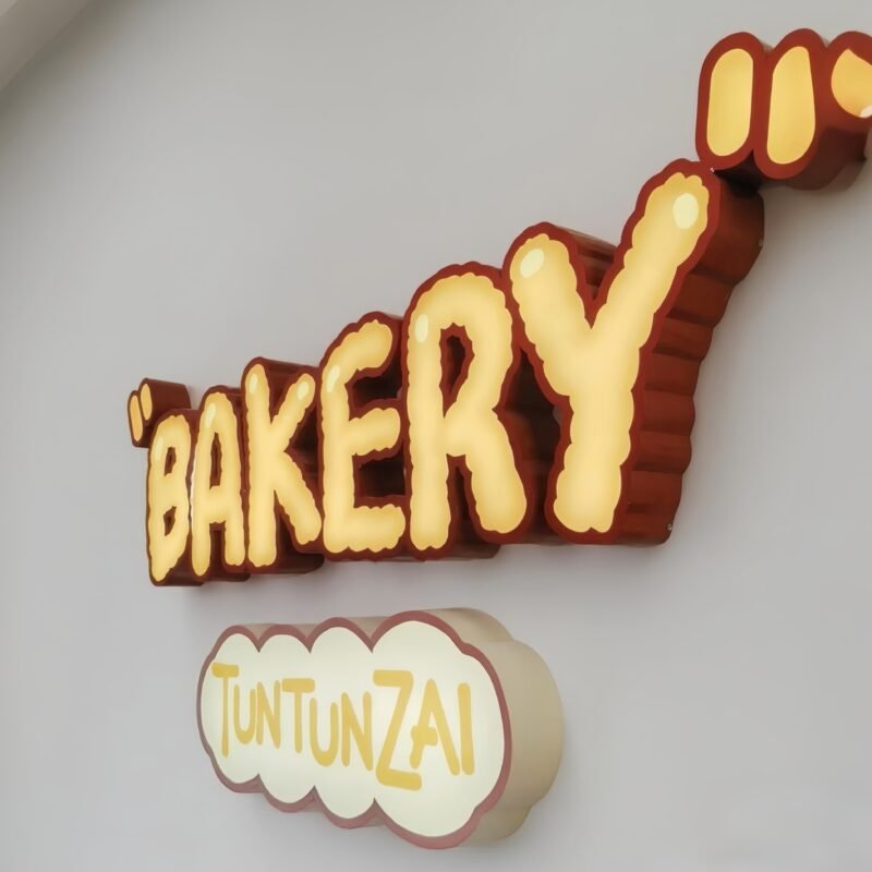 signage outdoor light box