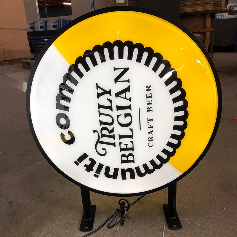 3d signboard outdoor