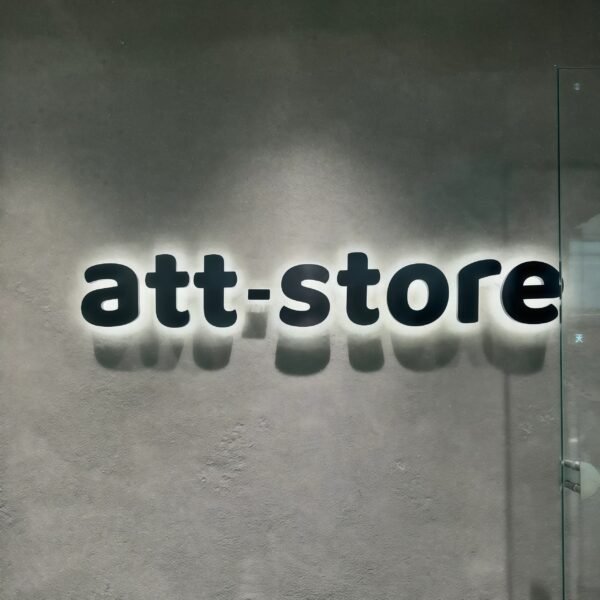 Outdoor Advertising 3d Backlit Letters Led Lighting Signboard Customization Logo Sign for Business