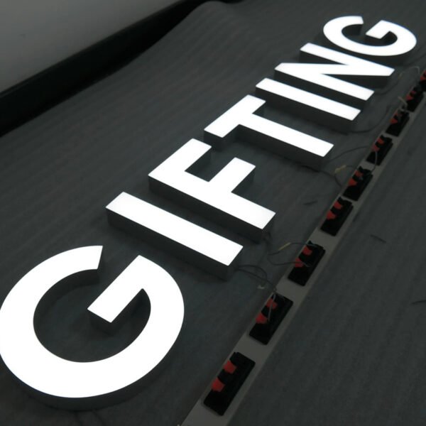 outdoor signage 3d letters