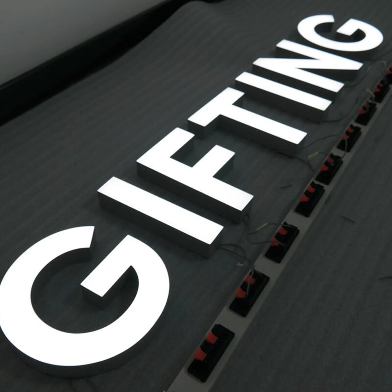 outdoor signage 3d letters