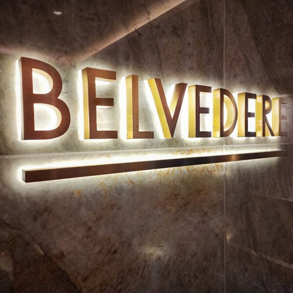 illuminated signboard