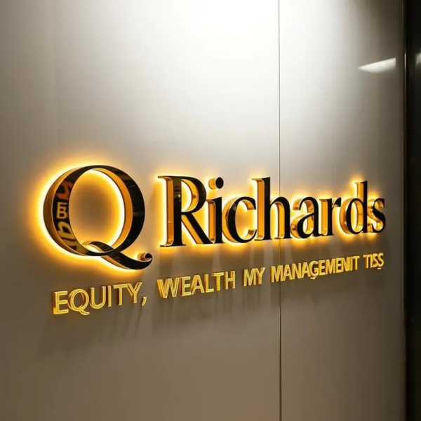 Outdoor 3D Font Signage Customized Light up Letter Company Logo Mirror Surface Backlit Sign