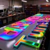 3D Brand Signage for Outdoor Custom Frontlit Led Letter Rgb Light Waterproof Advertising Sign