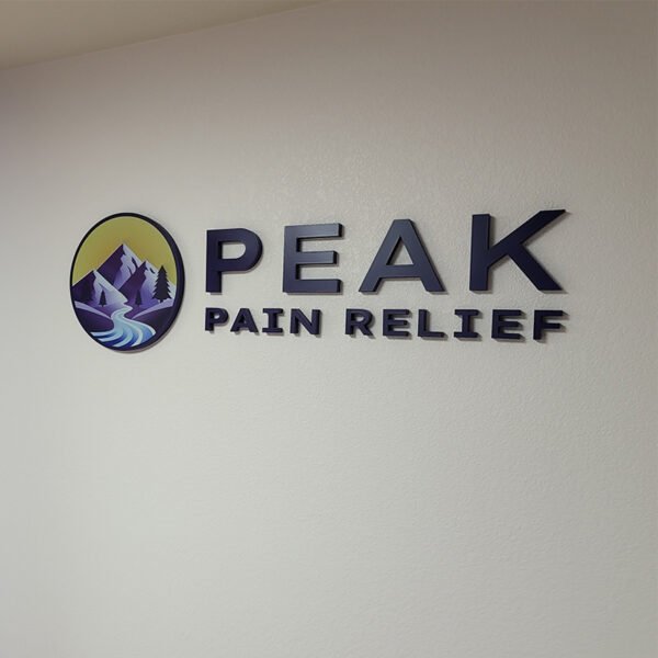 business signage letters no lighting