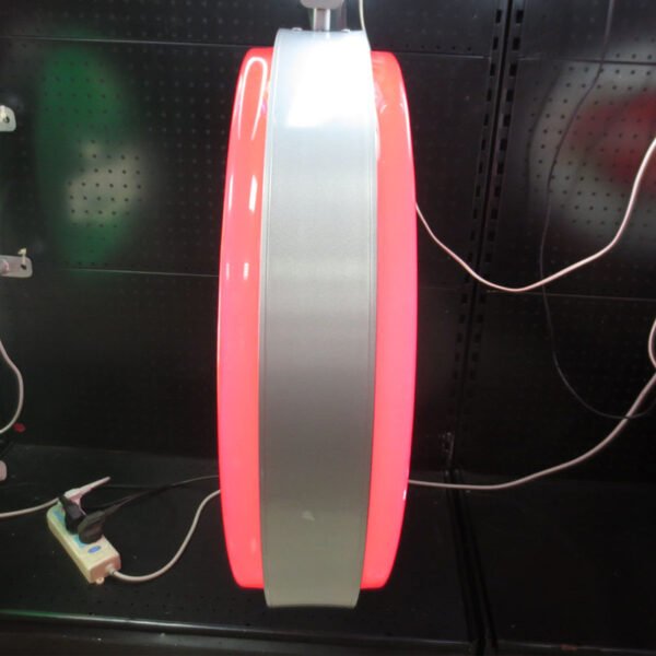 Light Box Outdoor Signage Rotating Display Circular Box Sign