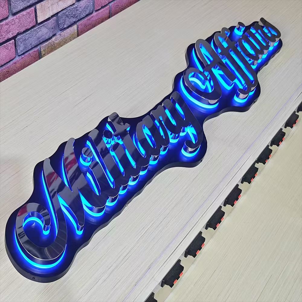 Outdoor Signage Letters Retail Store Outdoor 3D Stainless Steel Logo ...