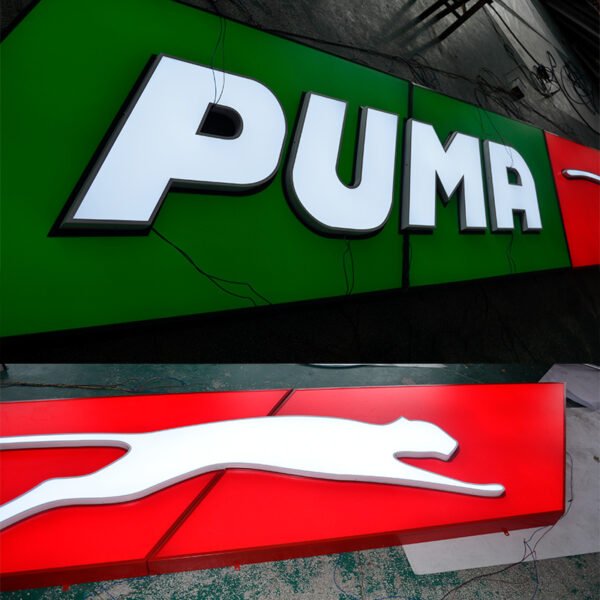 signage 3d letters led lighted