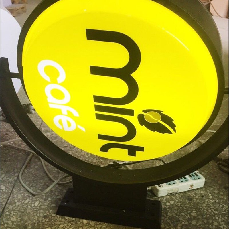 signage for outdoor led light box