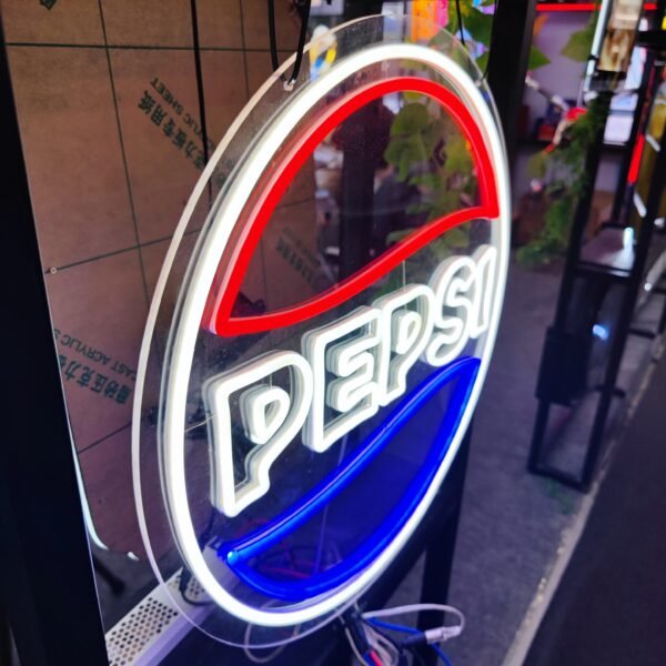 neon sign custom (2) Neon Sign Custom Design LED Colorful Lights Neon Light Sign PEPSI sign For Store Name