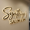 brushed gold letters for signage (2) LED Channel Letter Signs Custom LED Sign 3d Acrylic Logo Backlit Sign
