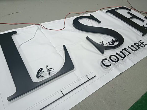 led signage letter outdoor (1) LED Signage Letter Outdoor Light Up Letters 3d Logo Sign Custom LED Backlit Letters