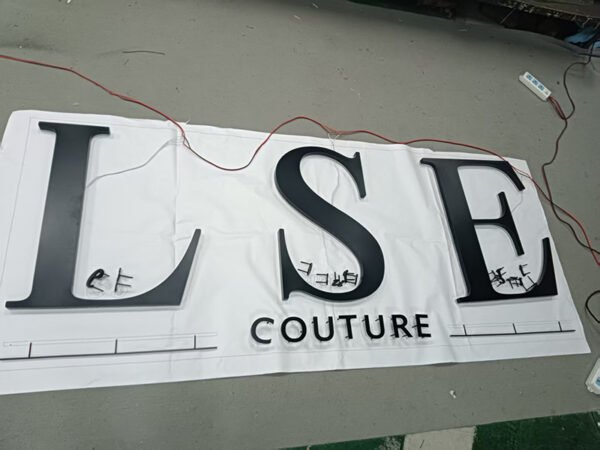 led signage letter outdoor (2) LED Signage Letter Outdoor Light Up Letters 3d Logo Sign Custom LED Backlit Letters