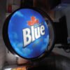 light box frame for outdoor signage (3) Round Outdoor Rotating Sign LED Light Box Signage for Advertising Use