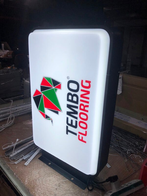 light box signage rectangular outdoor light box signage