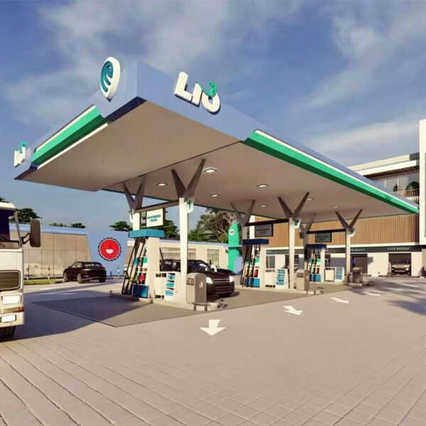 gas station canopy