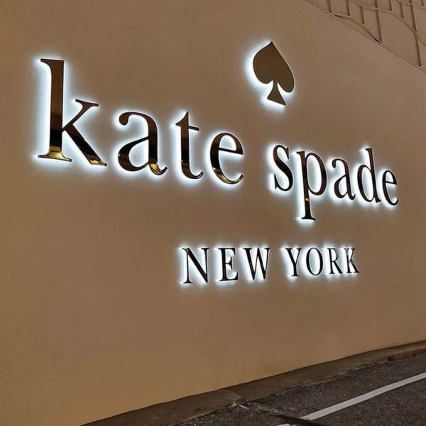 3d Signage Outdoor Led Backlit Letter Building Front Signage Logo Letter