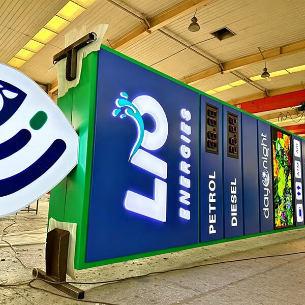 Petrol Station Digital Sign Price Led Display Signboard Filling Station Price Sign