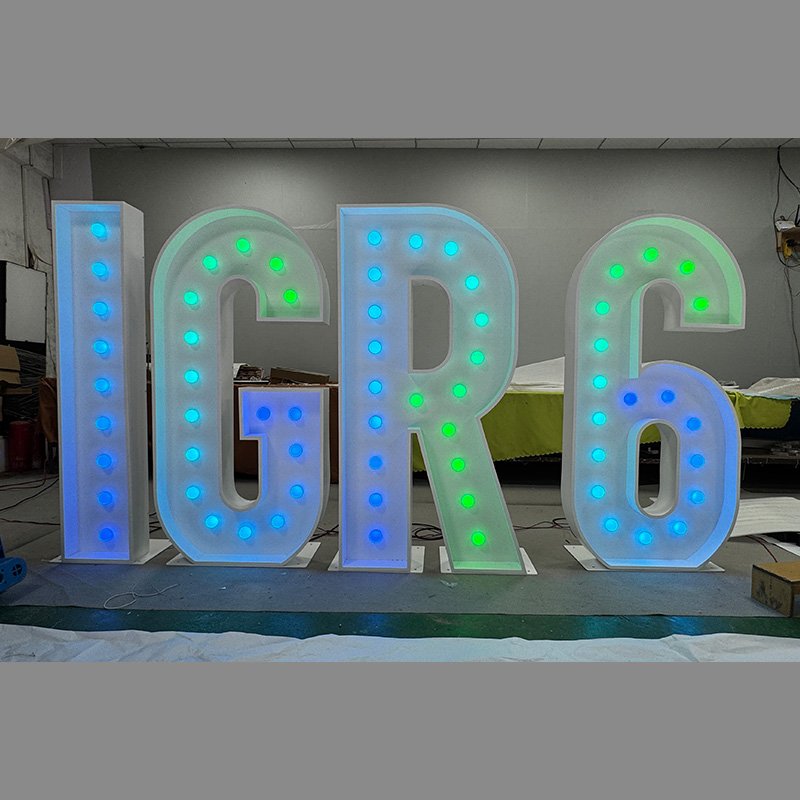 3d outdoor marquee (1) letter sign