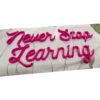 acrylic neon sign (1) Acrylic Neon Sign Custom Logo Neon Letter Durable Signage