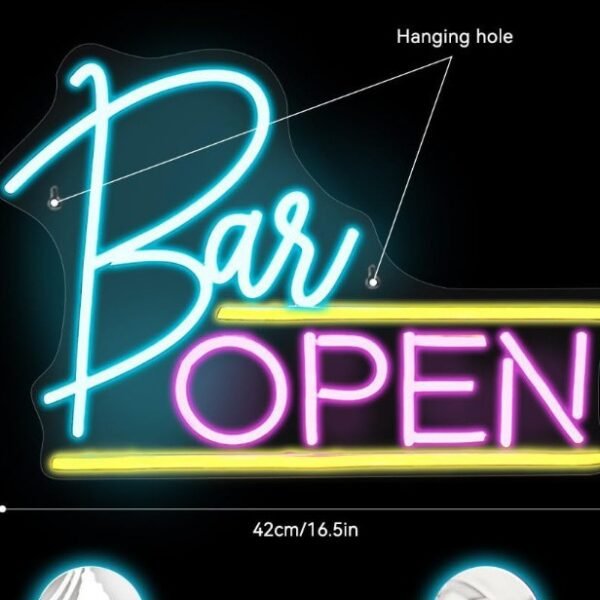 Bar Pub Neon Sign Advertising Logo LED Letters Illuminated Decoration Sign