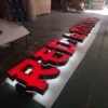 outdoor channel letter sign (3) Outdoor Channel Letter Sign Front&Back Lights LED Illuminated Signage