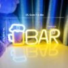 Pub Neon Sign Colorful Flex Neon Custom Made Illuminated Name Signboard