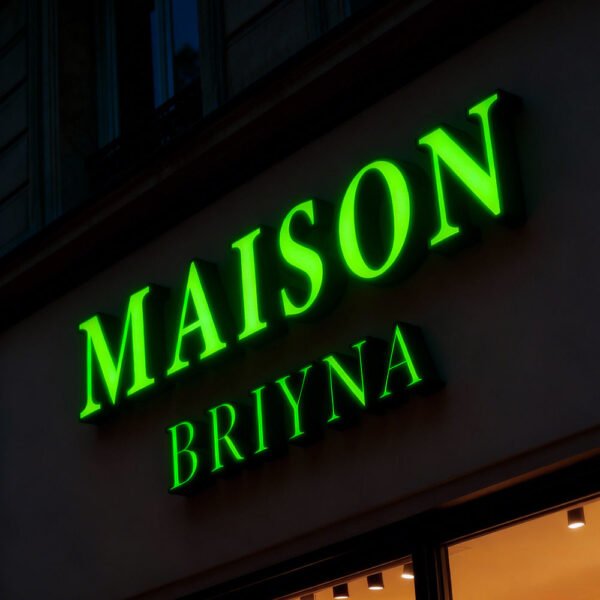channel letter sign installation