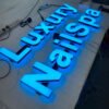 Channel Letter Sign Installation LED Signs Metal Logo Channel Letter Store Front Sign Advertising Direction Hospitals