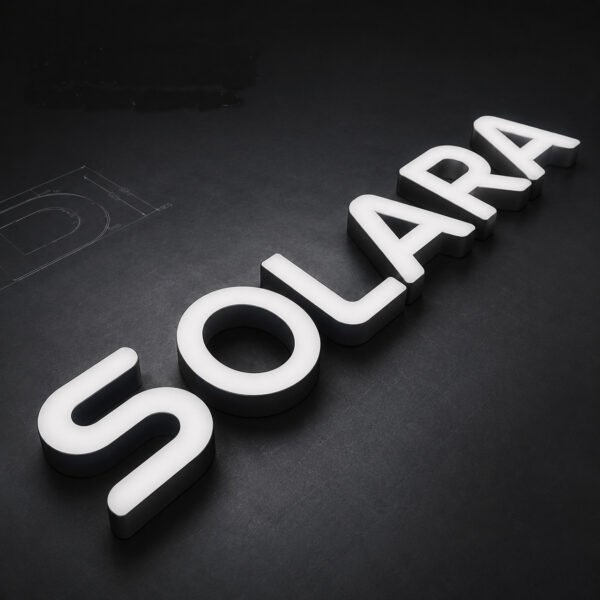 Custom Led Sign Frontlit Channel Letter Led Illuminated Sign Shop 3D Letter Signage