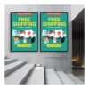 Window Lightbox Ultra-Thin Aluminum Frame LED Lightbox A1A2A3A4