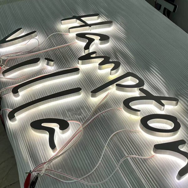 LED Signs Outdoor Custom Waterproof 3D Channel Letter Signs for Storefront Business Logo
